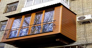Внешняя отделка балкона Копейск цена от 1017 руб. м/2.