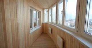 Внутренняя отделка лоджии Копейск, цена от 204 руб. м2